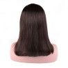 Full Lace Wig, Medium Length, Color #1B (Off Black), Made With Remy Indian Human Hair