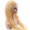 Full Lace Wig, Long Length, Color #24 (Golden Blonde), Made with Remy Indian Human Hair
