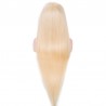 Full Lace Wig, Extra Long Length, Color #60 (Lightest Blonde), Made With Remy Indian Human Hair