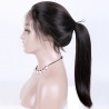 Full Lace Wig, Long Length, Color #1B (Off Black), Made With Remy Virgin Indian Human Hair