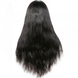 Full Lace Wig, Long Length, Color #1 (Jet Black), Made With Remy Virgin Indian Human Hair