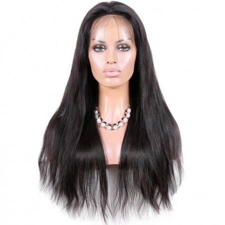 Full Lace Wig, Long Length, Color #1 (Jet Black)