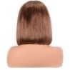 Full Lace Wig, Short Length, 10", Bob Cut, Color #30 (Dark Auburn), Made With Remy Indian Human Hair