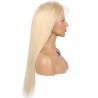 Full Lace Wig, Extra Long Length, Color #613 (Platinum Blonde), Made With Remy Indian Human Hair
