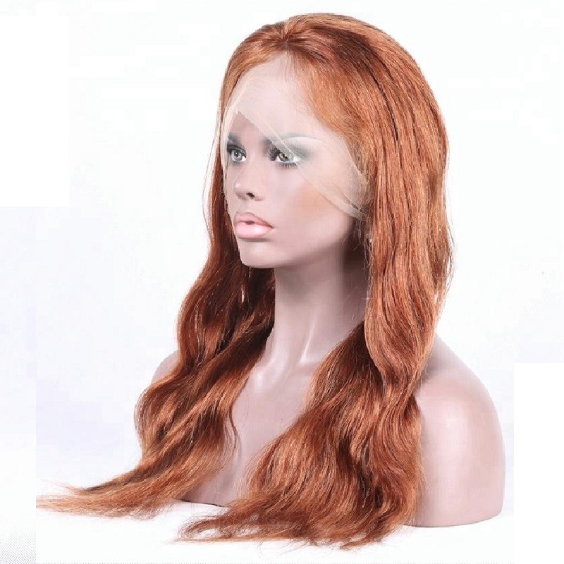 Full Lace Wig, Color 33 (Auburn)
