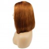 Lace Front Wig, Short Length, 10", Bob Cut, Color #10 (Golden Brown), Made With Remy Indian Human Hair