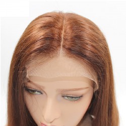 Lace Front Wig, Short Length, 10", Bob Cut, Color #6 (Medium Brown), Made With Remy Indian Human Hair