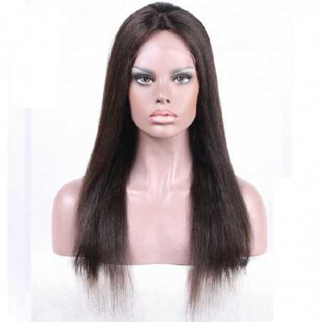 Lace Front Wig, Long Length, Color #1B (Off Black), Made With Remy Indian Human Hair
