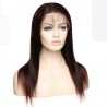 Lace Front Wig, Long Length, Pre Plucked, Color #1B (Off Black), Made With Remy Indian Human Hair