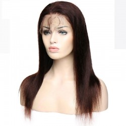 Lace Front Wig, Long Length, Pre Plucked, Color #1B (Off Black), Made With Remy Indian Human Hair