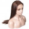 Lace Front Wig, Long Length, Color #2 (Darkest Brown), made With Remy Virgin Indian Human Hair