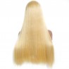 Lace Front Wig, Extra Long Length, Color #22 (Light Pale Blonde), Made With Remy Indian Human Hair