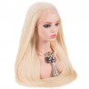 Lace Front Wig, Extra Long Length, Color #60 (Lightest Blonde), Made With Remy Indian Human Hair