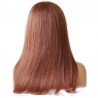 360° Lace Wig, Long Length, Color #33 (Auburn), Made With Remy Indian Human Hair