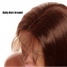 360° Lace Wig, Long Length, Color #4 (Dark Brown), Made With Remy Indian Human Hair