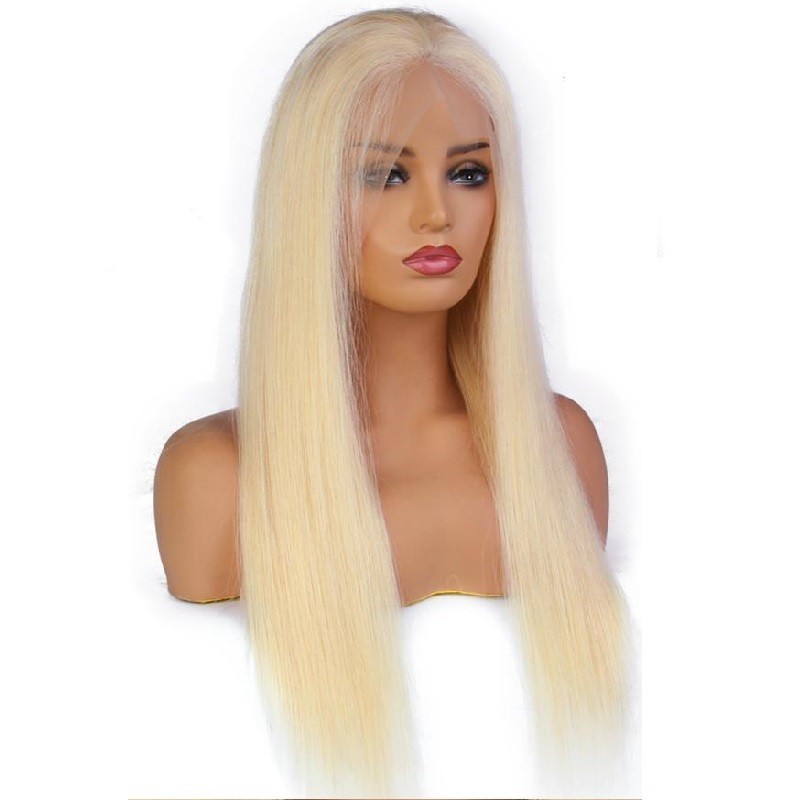 360° Lace Wig Color 613 Platinum Blonde Blonde
