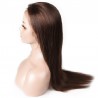 360° Lace Wig, Long Length, Color #2 (Darkest Brown), Made With Remy Indian Human Hair