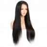 360° Lace Wig, Extra Long Length, Color #1B (Off Black), Made With Remy Indian Human Hair