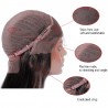 Lace Front Wig, Short Length, 10", Bob Cut With Fringe, Color #2 (Darkest Brown), Made With Remy Indian Human Hair