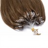Micro Loop Ring Hair Extensions, Color #6 (Medium Brown), Made With Remy Indian Human Hair