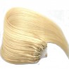 Micro Loop Ring Hair Extensions, Color #613 (Platinum Blonde), Made With Remy Indian Human Hair