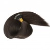 Nano Ring Hair Extensions, Color #1B (Off Black Black), Made With Remy Indian Human Hair