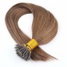 Nano Ring Hair Extensions, Color #30 (Dark Auburn), Made With Remy Indian Human Hair