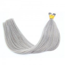 Nano Ring Hair Extensions, Color #Silver, Made With Remy Indian Human Hair