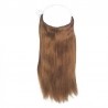 Flip-in Halo Hair Extensions, Colour #30 (Dark Auburn), Made With Remy Indian Human Hair