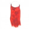 Flip-in Halo Hair Extensions, Colour #Pink, Made With Remy Indian Human Hair