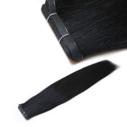 Skin Weft Hair, Colour 1 (Jet Black)