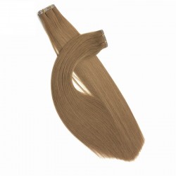 Skin Weft Hair Extensions, Colour #8 (Chestnut Brown), Made With Remy Indian Human Hair