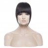 Blend in Fringe/Bangs Hair Extensions, Colour #1 (Jet Black), Made With Remy Indian Human Hair
