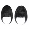 Blend in Fringe/Bangs Hair Extensions, Colour #1 (Jet Black), Made With Remy Indian Human Hair