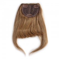 Blend in Fringe/Bangs Hair Extensions, Colour #10 (Golden Brown), Made With Remy Indian Human Hair
