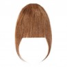 Blend in Fringe/Bangs Hair Extensions, Colour #12 (Light Brown), Made With Remy Indian Human Hair