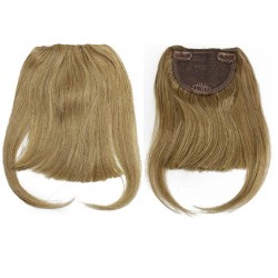 Blend in Fringe/Bangs Hair Extensions, Colour #14 (Dark Ash Blonde), Made With Remy Indian Human Hair