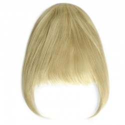 Blend in Fringe/Bangs Hair Extensions, Colour #16 (Medium Ash Blonde), Made With Remy Indian Human Hair