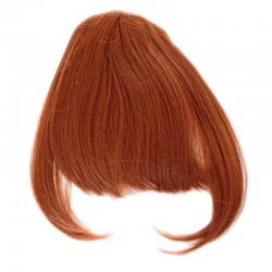 Blend in Fringe/Bangs Hair Extensions, Colour #350 (Dark Copper Red), Made With Remy Indian Human Hair