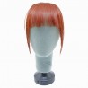 Blend in Fringe/Bangs Hair Extensions, Colour #350 (Dark Copper Red), Made With Remy Indian Human Hair