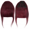 Blend in Fringe/Bangs Hair Extensions, Colour #530 (Red Wine), Made With Remy Indian Human Hair