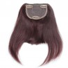 Blend in Fringe/Bangs Hair Extensions, Colour #99j (Burgundy), Made With Remy Indian Human Hair