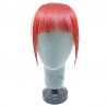 Blend in Fringe/Bangs Hair Extensions, Colour #Red, Made With Remy Indian Human Hair