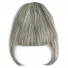 Blend in Fringe/Bangs Hair Extensions, Colour #Grey, Made With Remy Indian Human Hair