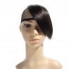 Sweeping Side Fringe/Bangs Hair Extensions, Colour #1B (Off Black), Made With Remy Indian Human Hair
