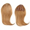 Sweeping Side Fringe/Bangs Hair Extensions, Colour #27 (Honey Blonde), Made With Remy Indian Human Hair