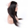 360° Circular Band Lace  Frontal Closure Hair Extensions, Colour #1B (Off Black), Made With Remy Indian Human Hair