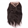 360° Circular Band Lace  Frontal Closure Hair Extensions, Colour #1B (Off Black), Made With Remy Indian Human Hair