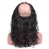 360° Circular Band Lace  Frontal Closure Hair Extensions, Loose Wavy, Colour #1 (Jet Black), Made With Remy Indian Human Hair