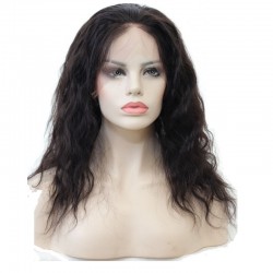 360° Circular Band Lace Frontal Closure Hair Extensions, Body Wave, Colour #1B (Off Black), Made With Remy Indian Human Hair